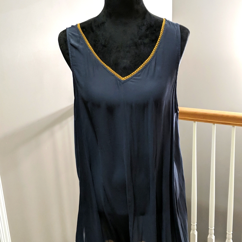 LOGO sleeveless tunic